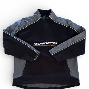 Vintage 2000s Mondetta Sport Black and Gray Performance Jacket